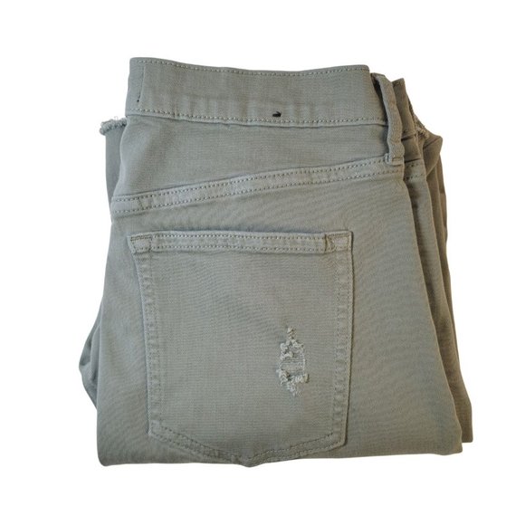 GAP WOMEN'S OLIVE GREEN  COTTON JEAN HIGH RISE SIZE 30 REGULAR - Picture 3 of 15